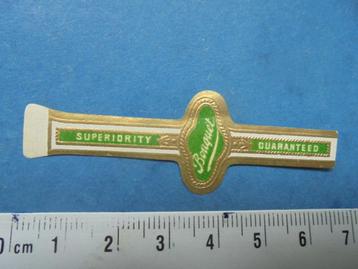 Oude sigarenband BOUQUET Superiority Guaranteed beschikbaar voor biedingen