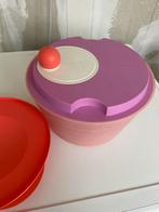Tupperware Sla Centrifuge, Huis en Inrichting, Ophalen of Verzenden, Gebruikt, Oranje, Bak of Kom