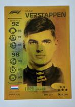 F1 Topps Max Verstappen 2020 Turbo Attax #177 gold portrait, Hobby en Vrije tijd, Ophalen of Verzenden, Zo goed als nieuw, Plaatje