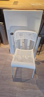 IKEA Bureau + Stoel, Huis en Inrichting, Stoelen, Ophalen of Verzenden, Gebruikt, Wit