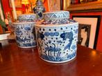 Chinese pot met vissen en deksel, Antiek en Kunst, Ophalen