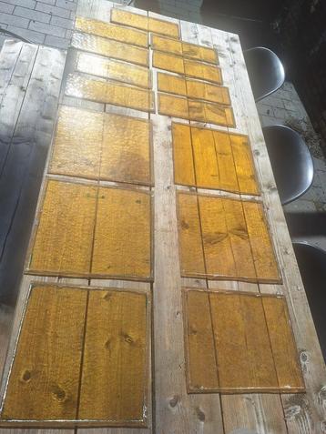 Antiek Glas uit Paneeldeuren - Diverse Maten beschikbaar voor biedingen