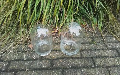 Glas, stolp voor stallamp, Huis en Inrichting, Lampen | Overige, Gebruikt, Ophalen of Verzenden