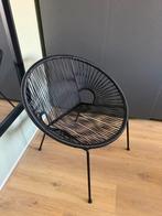 Zwarte draad stoel, Huis en Inrichting, Stoelen, Ophalen, Zo goed als nieuw, Zwart, Eén