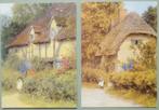 2 x Engelse Cottages - Helen Allingham, Ophalen of Verzenden, 1980 tot heden, Ongelopen, Overige thema's