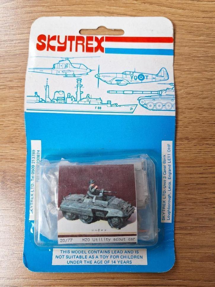 1:72 1/72 20mm Diecast Skytrex M20 Utility Scout Car, Hobby en Vrije tijd, Modelbouw | Auto's en Voertuigen, Zo goed als nieuw