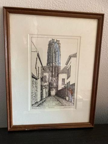 Pentekening Mechelen - Julius Candries beschikbaar voor biedingen