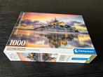 Puzzel 1000 stukjes Mont Saint-Michel, Ophalen, 500 t/m 1500 stukjes, Zo goed als nieuw, Legpuzzel