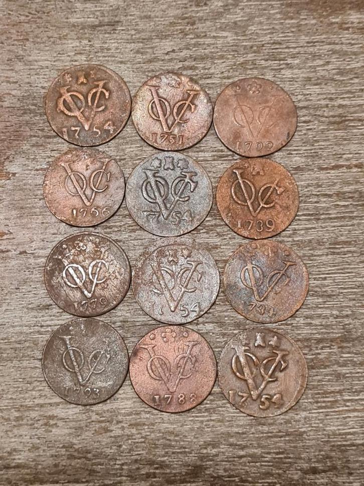 Set VOC-duiten Holland en Zeeland, Postzegels en Munten, Munten en Bankbiljetten | Verzamelingen, Munten, Nederland, Ophalen of Verzenden