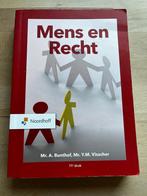 Mens en Recht, Boeken, Zo goed als nieuw, Noordhoff Uitgevers, Alpha, HBO
