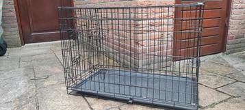Honden bench xl zwart breed 60 lengte 90 hoogte 67 beschikbaar voor biedingen