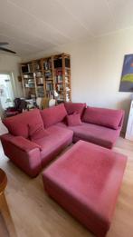 Grote u bank met een extra poef, Ophalen, Gebruikt