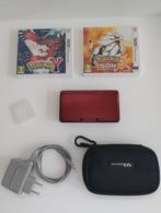 Nintendo 3ds met SD-kaart + pokemon sun en pokemon Y, Spelcomputers en Games, Met games, Ophalen of Verzenden, Rood, 3DS