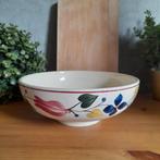 Antieke schaal boerenbont 417  Societe Ceramique Maastricht, Antiek en Kunst, Ophalen of Verzenden