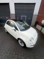 Fiat 500 1.2 Cabrio 2012 Wit Airco Km 110.732 NAP!, Auto's, 4 cilinders, Leder en Stof, Wit, Origineel Nederlands