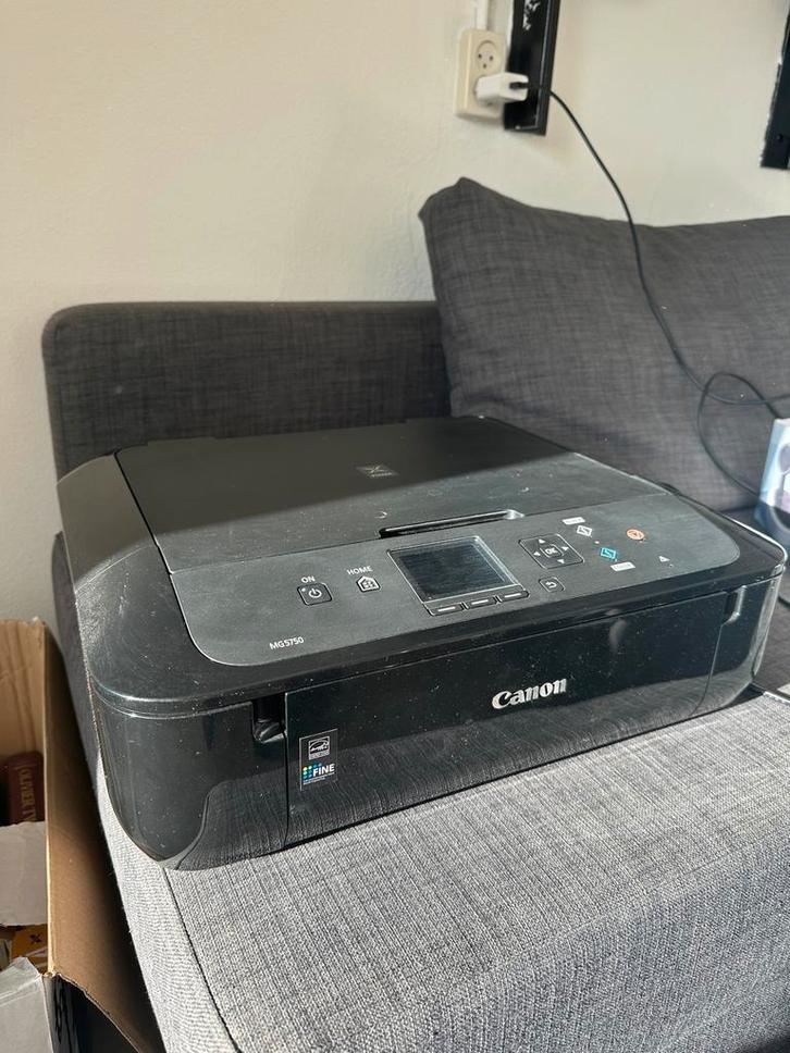 Canon MG5750 Printer & scanner - Prima Staat, Printprobleem, Computers en Software, Printers, Gebruikt, All-in-one, Inkjetprinter