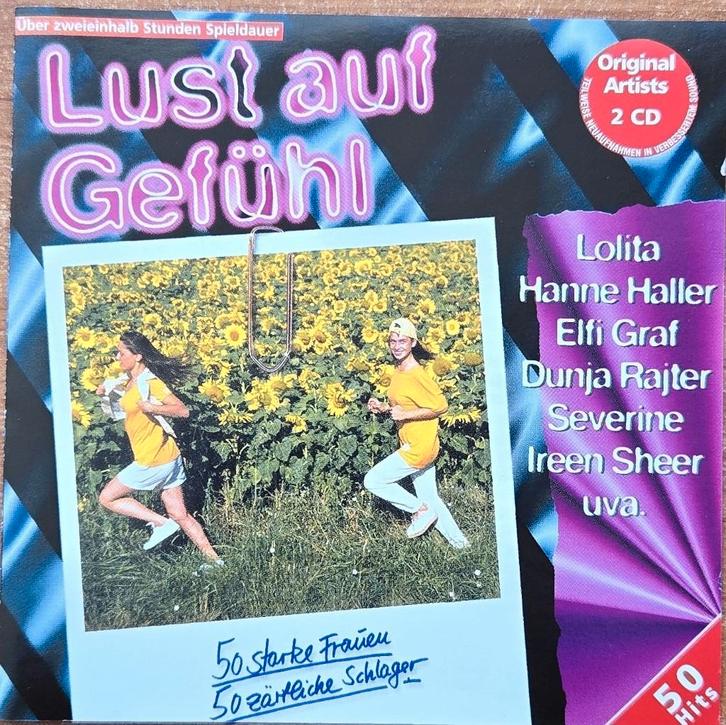 Lust auf Gefühl oa.Renate Kern,Dunja Rajter,Nicki=2cd= 2,49, Cd's en Dvd's, Cd's | Schlagers, Zo goed als nieuw, Ophalen of Verzenden
