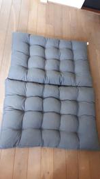 grijze palletkussens lengte 120 cm breed 80 cm dik 8 cm, Ophalen, Zo goed als nieuw