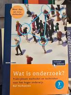 Wat is onderzoek? Nel Verhoeven - 3e druk, Gelezen, Nel Verhoeven, Beta, HBO