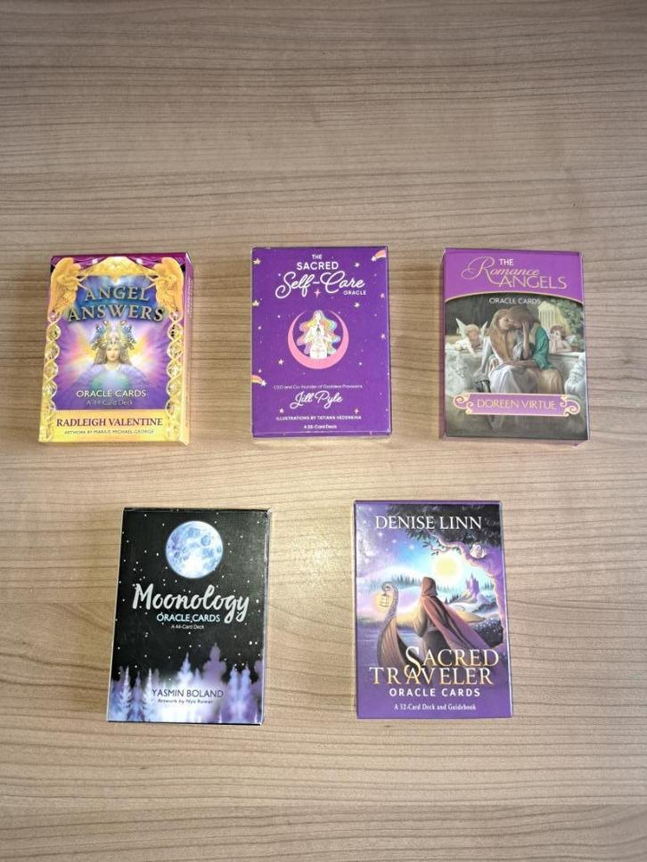 Diverse Engelse Orakel decks te koop., Boeken, Esoterie en Spiritualiteit, Zo goed als nieuw, Overige typen, Tarot of Kaarten leggen