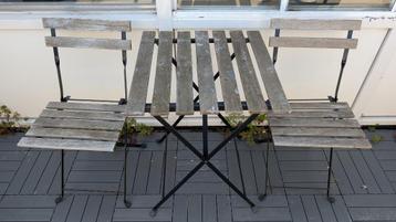 Balkonset IKEA Tärnö inklapbaar - tafel + 2 stoelen beschikbaar voor biedingen