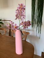 Zijden orchidee tak in roze vaas nieuw!!, Ophalen of Verzenden, Nieuw