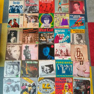 single verzameling rock pop 60's 70's verzameling  beschikbaar voor biedingen