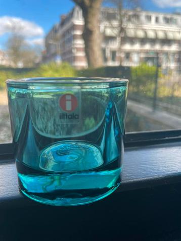 Iittala kivi waxinelichtje sea blue beschikbaar voor biedingen