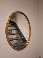Ovale spiegel in gouden lijst, Huis en Inrichting, Woonaccessoires | Spiegels, Ophalen, Zo goed als nieuw, Ovaal, Minder dan 100 cm
