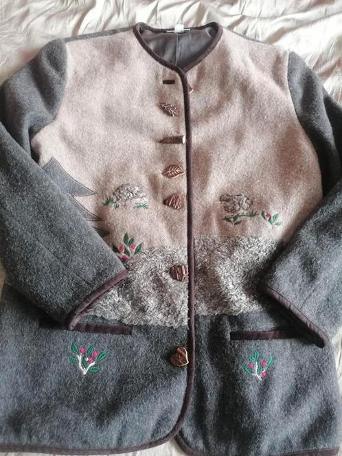 Meico Landhaus look mooi warm wollen vest / Maat 40, Kleding | Dames, Truien en Vesten, Zo goed als nieuw, Maat 38/40 (M), Bruin