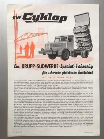 folder krupp cyklop beschikbaar voor biedingen