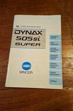 Minolta Dynax 505si super gebruiksaanwijzing, Ophalen of Verzenden, Zo goed als nieuw, Spiegelreflex, Minolta