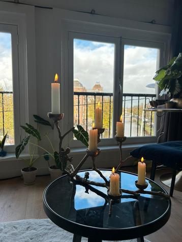 Kandelaar tak met eekhoorns polls pot zilver beschikbaar voor biedingen