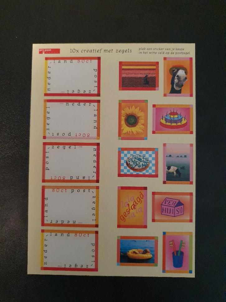 Postzegel Velletje - Creatief met zegels, Postzegels en Munten, Postzegels | Nederland, Postfris, Na 1940, Ophalen of Verzenden