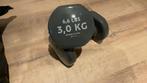 2 x 3 kg halters decathlon Nyamba als nieuw, Ophalen of Verzenden, Zo goed als nieuw, Halterset