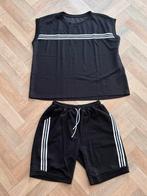 Comfy setje zwart met witte strepen, one size t/m maat 46, Ophalen of Verzenden, Zo goed als nieuw, Zwart, Overige typen