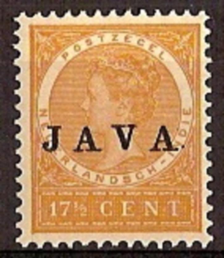 Ned-Indie NVPH nr 73 postfris Opdruk Java 1908, Postzegels en Munten, Postzegels | Nederlands-Indië en Nieuw-Guinea, Postfris