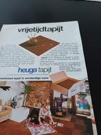 Advertentie van Heuga tapijt vrijetijdtapijt 1973, Ophalen of Verzenden, Zo goed als nieuw, Overige typen