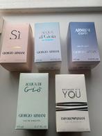 Georgio armani parfum mini’s, Ophalen of Verzenden, Nieuw, Gehele gezicht, Overige typen