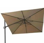 Parasol doek taupe 300x300 zweefparasol, Tuin en Terras, Ophalen, Gebruikt
