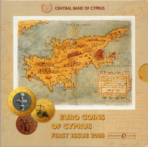 BU CYPRUS 2008 BIJ JOHN, Postzegels en Munten, Munten | Europa | Euromunten, Overige waardes, Cyprus, Verzenden
