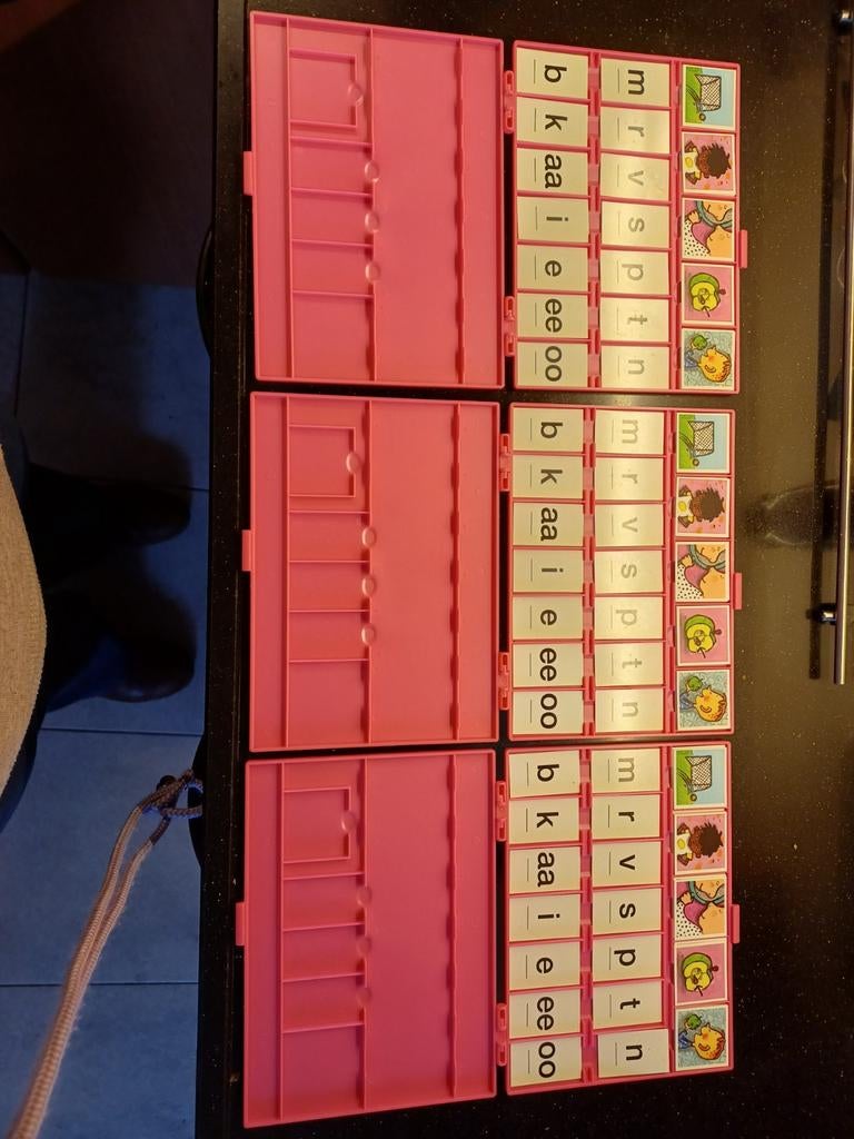 Veilig leren lezen woordendoos, Ophalen