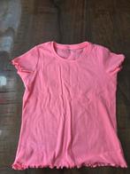 Roze Rib Shirt Meisje Maat 134/140, Ophalen, Zo goed als nieuw, Meisje, Shirt of Longsleeve