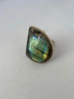 Labradoriet Ring - Maat 18 - Edelsteen, Sieraden, Tassen en Uiterlijk, Ringen, Overige materialen, Overige kleuren, Nieuw, Ophalen of Verzenden