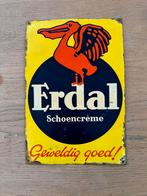 Erdal schoencreme oud reclamebord, Verzamelen, Reclamebord, Gebruikt, ., Ophalen of Verzenden