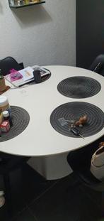 Witte Ronde Tulip Tafel, Ophalen, Gebruikt, Rond, Modern