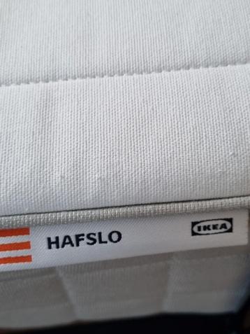 Ikea zwart stalen bed 160x200/ lattenbodem en matrassen - afbeelding 4