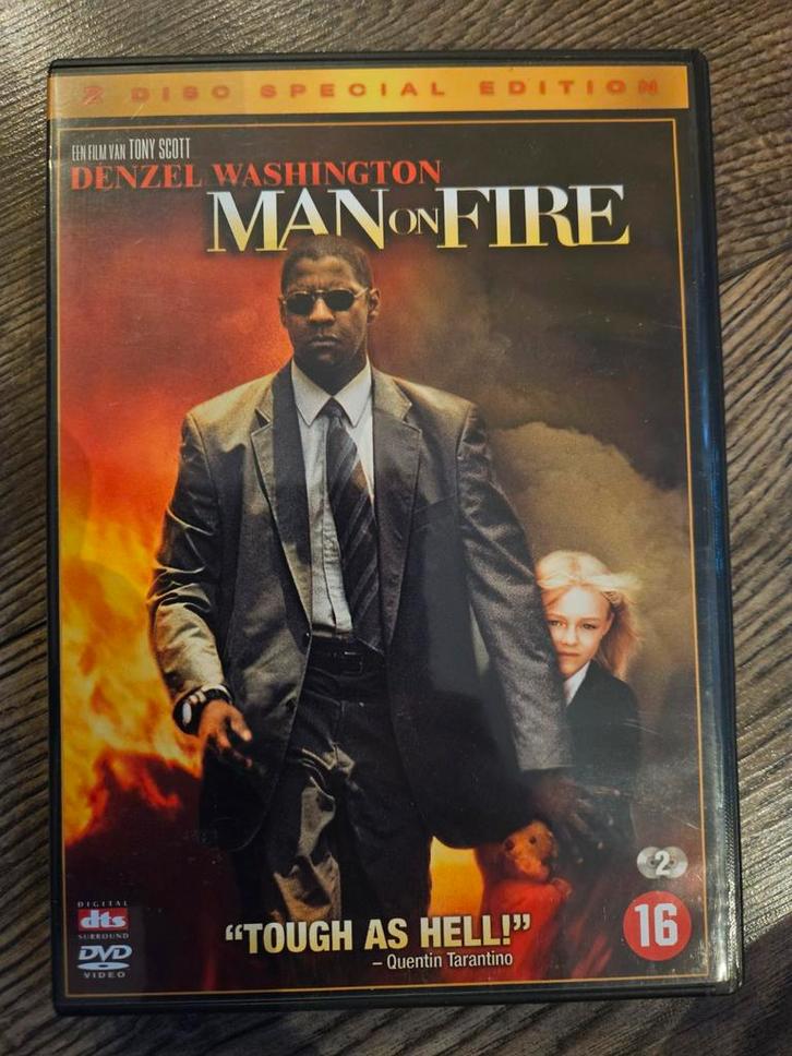 Man on Fire - 2 Disc Special Edition DVD - Actie Thriller, Cd's en Dvd's, Dvd's | Actie, Zo goed als nieuw, Actiethriller, Vanaf 16 jaar