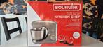 Bourgini keukenmachine, Witgoed en Apparatuur, Keukenmixers, 4 liter of meer, Ophalen, Zo goed als nieuw, 3 snelheden of meer