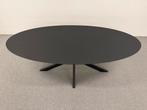 Ovale eettafel Fenix HPL 200x90 Nero Ingo, Huis en Inrichting, Tafels | Eettafels, 200 cm of meer, Zo goed als nieuw, Ovaal, Info@betaalbaar-design.nl
